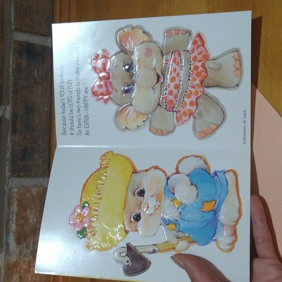 Birthday cards 3 little kids vintage birthday cards new - Picture 7 of 9